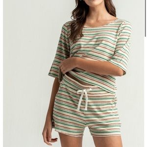 O'Neill Rowen Stripe Shorts and Top Set - Women's